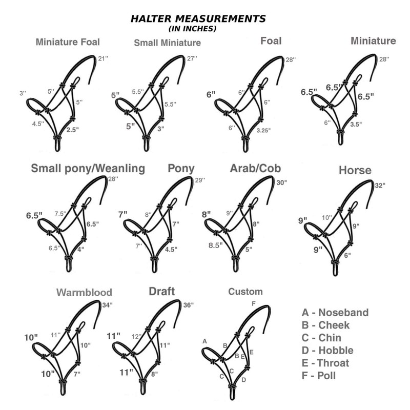 Hunters Saddlery Knotenhalfter für Pferde kompatibel mit Parelli Natural Horsemanship
