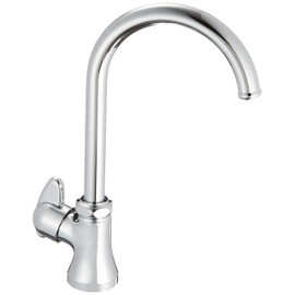 三栄 Faucet [Sanei] Single Faucet minisera Placket Neck Vine Shaped Flexible Faucet [ja565 – 13] [Faucet Faucet bust100 Sun Stingray]
