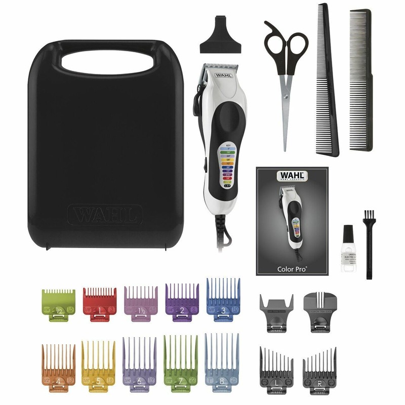 Wahl Color Pro Plus Haircut Clipper Kit with Attachments