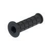Handlebar grip rubber left, firm grip, with waffle pattern -