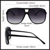 SA106 Oversize Large Thin Plastic Racer Mens Sport Sunglasses Tortoise