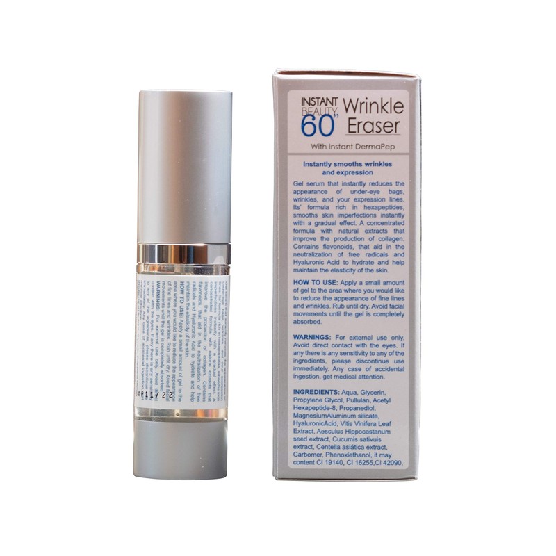 Instant Beauty 60" Wrinkle Remover - Face Serum - Wrinkle