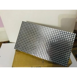 Winco SWA-5 Cast Aluminum Steak Weight - 9" x 5 1/4" 1pc.