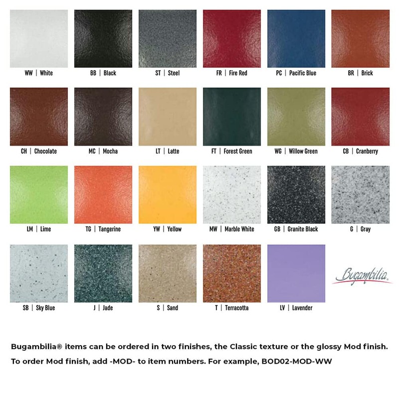 GET COMP01BB Bugambilia Straight-Sided Square Salad Bowl, 25.4 Ounce, Black