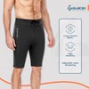 GoldFin Men Wetsuit Shorts, Neoprene 2mm Adjustable Drawstring Short Cold