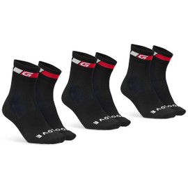 GripGrab 3-Pack Classic Regular Cut Summer Socks Men's Socks, Men, 3010, Black, L (EU 44-47)
