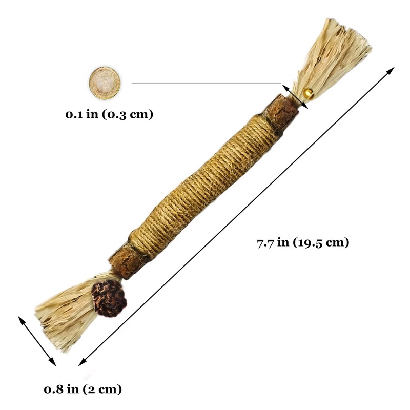 SunGrow Delicious Pet Snack Silvervine Sticks, Chewable Corn Husk and