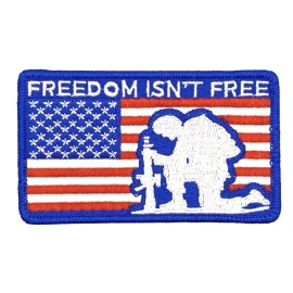 Retro Freedom Isn’t Free Country Patriotic Flag Patch Vintage Style Retro Cap Hat