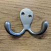 National Mfg. Company Satin Nickel Angry Octopus Double Robe Hook