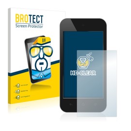 BROTECT 4.3 Inch Screen Protector for Standard Sizes with 4.3 Inches (10.9 cm) [96.5 x 55.3 mm, 16:9] (Pack of 2) - Clear Screen Protector Film