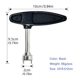Cheerock Golf Shoe Spikes Wrench, 1pcs Golf Shoe Spike Removal Tool, Zinc Alloy Golf Spike Tool for Spike Shoes, Universal Spike Shoes Replacement Tool