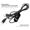 Carviya [New Version] Motorcycle Handlebar Heated Covers USB Powered with