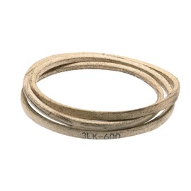 sourcing map 3LK600 Cord Belt Grey, 3/8" x 60" Lawn and Garden Aramid V-Belt for Mower Deck