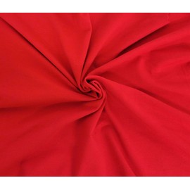 Koshtex Red Cotton Spandex Fabric Jersey Knit by The Yard 4 Way Stretch 210GSM 10.3oz 10/20/16