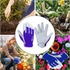 Leather Work Gloves Gardening Breathable Thorn Proof Palm Building Heavy