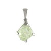 Starborn Rough 15-20 cts Hiddenite Crystal Pendant in Sterling Silver