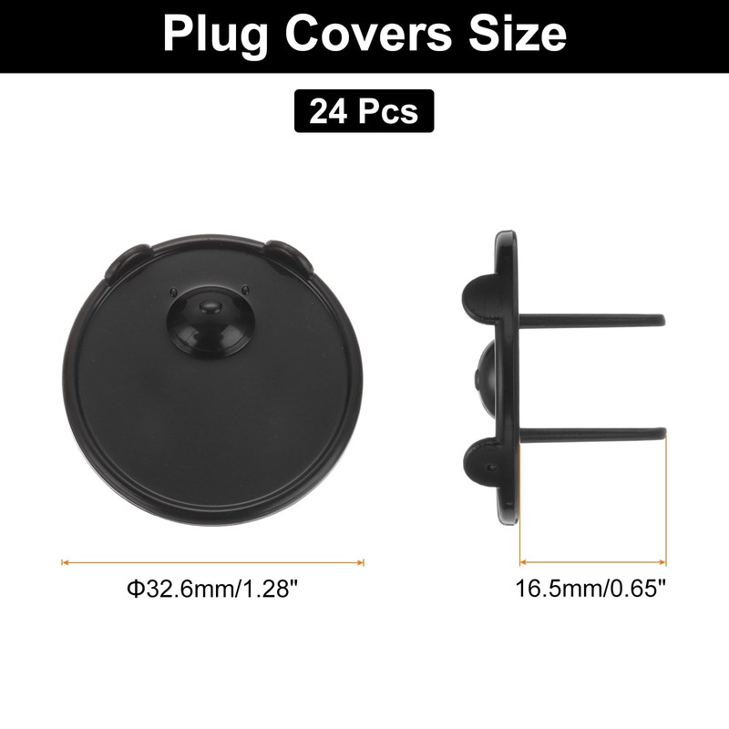 MECCANIXITY 24 Pack Outlet Covers Proofing, Plug Covers Easy Installation