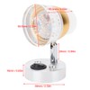 12V-24V LED Dual Heads Spot Light Switch Oval Bedside Reading