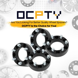 OCPTY 2PCS 6x5.5 to 6x135 Wheel Adapters 1.5 inch 14x1.5 Studs 108mm Hub Bore Forged Hub Centric Wheel Adapters 6 Lug fit for 1500 for Avalanche for Avalanche 1500 for Blazer for C2500