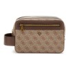 Guess LOSANNA BEAUTY CASE DOUBLE COM, Bbo - Beige Brown,