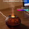 Flame Aromatherapy Diffuser 7 Color Light Essential Oil Diffuser Humidifier,