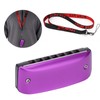 Harmonica 7-Hole Mini Blues Student Adult Beginner Playing Color Mouth