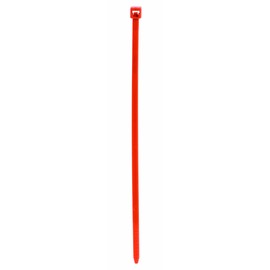 Aviditi 11" Nylon Cable Ties, Fluorescent Red, 50 lb. Strength.19" Width, Tamper Proof Zip Ties, Self Locking, Bundle and Organize Wires/Cables in Warehouse, Garage, Home or Office, Case of 1000
