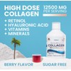 Premium Swedish Collagen, Hydolyzed 12500 mg Marine Collagen, Sugar-Free, Berry