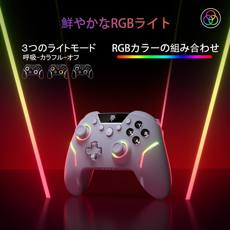 EasySMX X20 マルチプラットフォーム ゲーム コントローラー (Tigger ロックおよびホール効果センサー搭載)