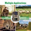 Trail Game Camera,37MP Hunting 4K 30fps 1.44'' LCD White LED