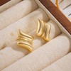 Large Gold Chunky Earrings for Women Big Gold Statement Earrings