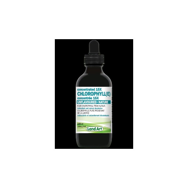 Land Art Chlorophyll Concentrated 15x Dropper (Unflavoured) - 100ml