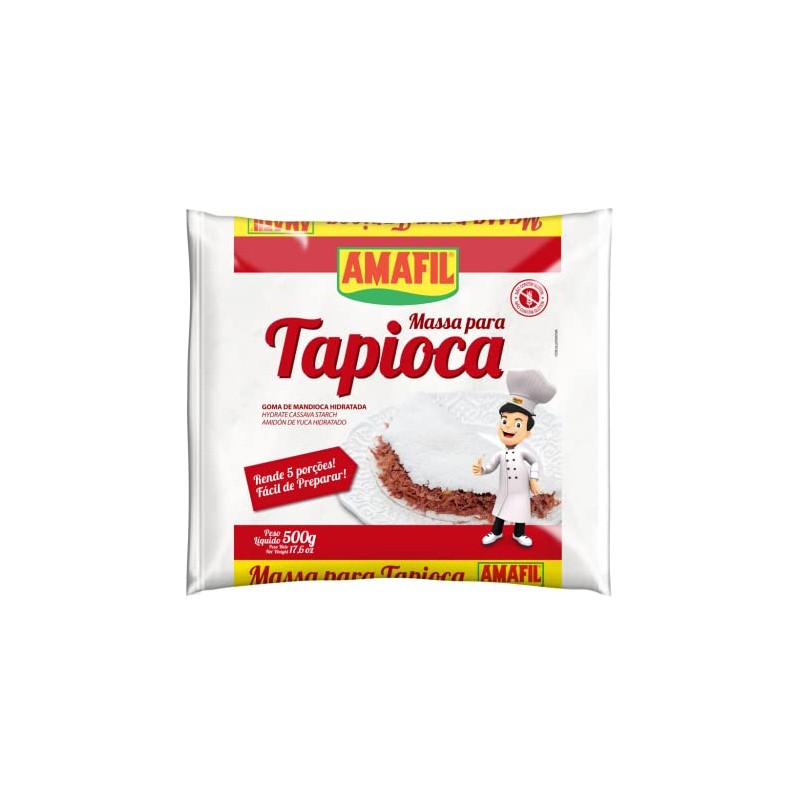 Tapioca Flour Hydrated Gluten Free 17.6 oz Massa Para Tapioca