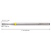 PANA 3/32" Shank Size - Pear Shape Silver Carbide Bit