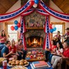 Mindsoft 11 Pcs 4th of July Door Decoration Set for