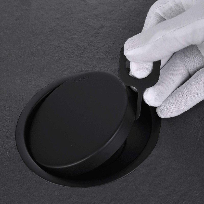 Orhemus 4 Inch Round Design Tile-in Shower Drain with Adjustable