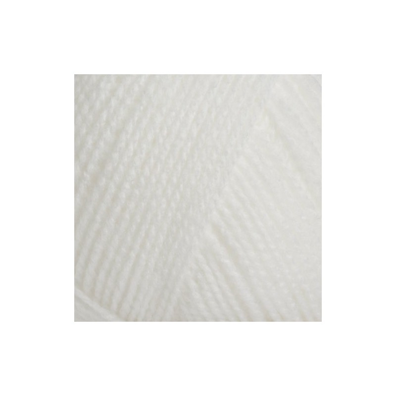 Baby 4ply Knitting Yarn by James Brett 500g (White BY4)