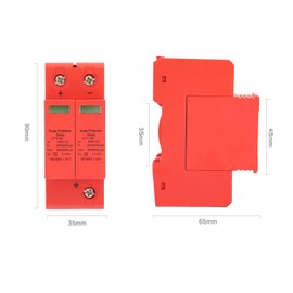 Jadeshay Surge Protection 2P DC1000V 20KA~40Ka Surge Protection Device, Home Surge Protection Low Voltage Arrester Device for Lightning Protection