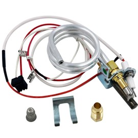 MENSI 100112330 9007876 9007877 Natural LP Thermopile Pilot Assembly Compatible with Reliance, Whirlpool, A.O.Smith, Kenmore State American Water Heaters, Replace for 300 301,400 Series,GCVL-40