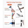 33 ft Extendable Aluminum Telescopic Pole Kit Solar Panel Cleaning