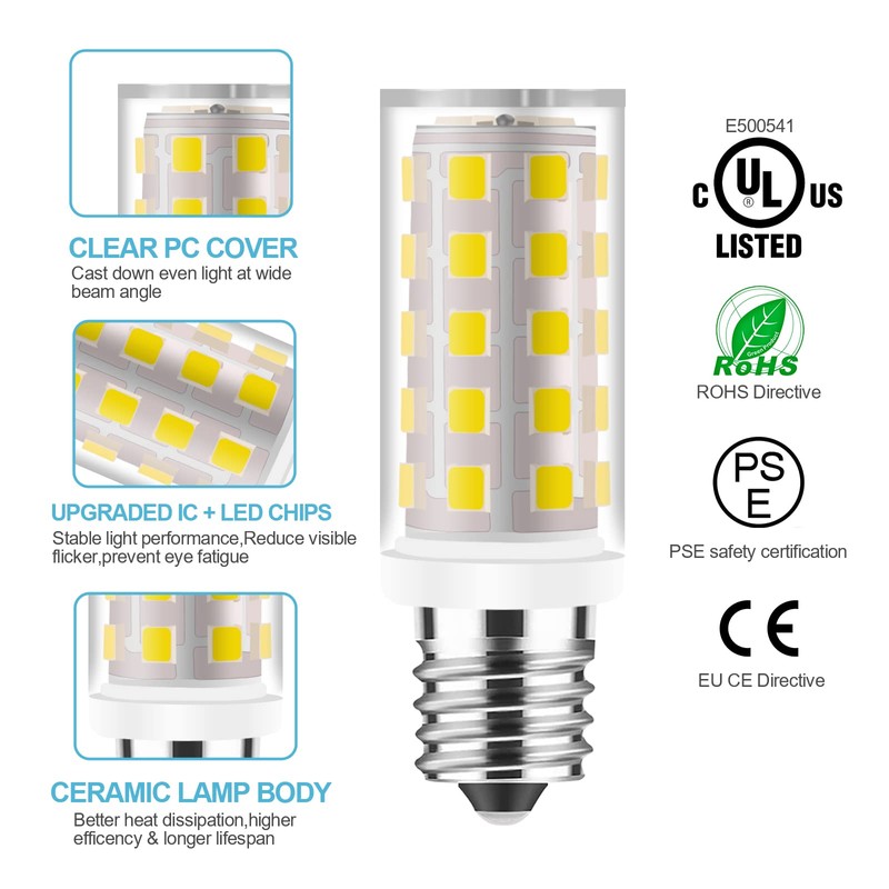 Yucclim Lighted Make Up Mirrors Replacement Incandescent Bulbs 20W for