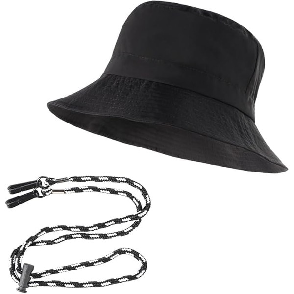 Waterproof Bucket Sun Hat for Men Women Summer Packable Outdoor
