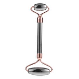 FOMIYES Face Dual Heads Facial Wrinkles Roller Stone Massaging Skin Care Tool for Reduces Puffiness and Improves Skin Tone