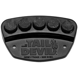 Tail Devil The Original Tail Devil Skateboard Spark Plate | Sparks for Your Skateboard | Ultimate Skateboarder's Accessory | A Tail Plate Attachment for Cool Sparking Effect | Spark It Up! - Color: Black