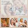 Dainty Wedding Earrings For Women Sterling Silver Initial J Earring