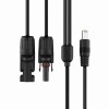 Fullecty 16.5FT Solar Extension Cable 8mm Plug for Jackery/BLUETT