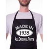 Made In 1935 90th Birthday BBQ Cooking Funny Novelty Apron