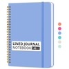 Lined Spiral Journal Notebook for Women & Men, 140 Pages,