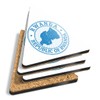4 x Triangle Coasters - Republic Of Rwanda Africa Travel