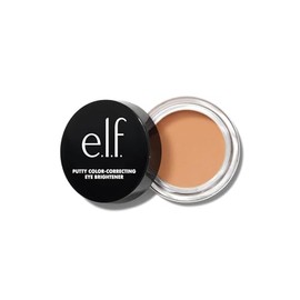 E.L.F. Iluminador De Ojos Corrector De Color Putty, Iluminador Y Prebase Para Debajo De Los Ojos Que Reduce La Apariencia De Las Ojeras, Vegano Y Libre De Crueldad An Ligero/Medio 0,14 Onzas (Paquet